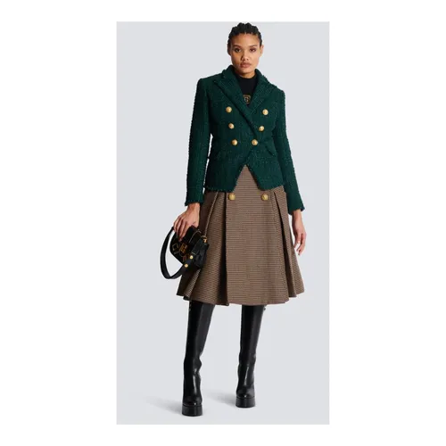 Button tweed jacket - Balmain - Modalova