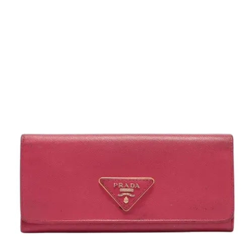 Pre-owned Leather wallets - Prada Vintage - Modalova