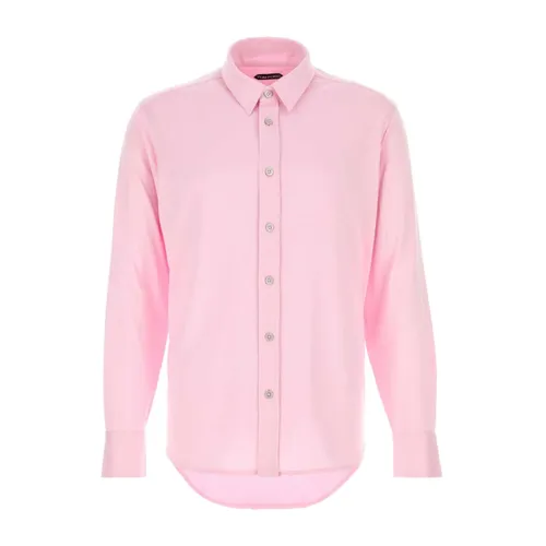 Silk Cotton Blend Shirt - Tom Ford - Modalova