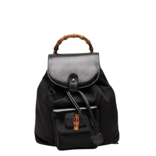Pre-owned Nylon Backpack - Gucci Vintage - Modalova