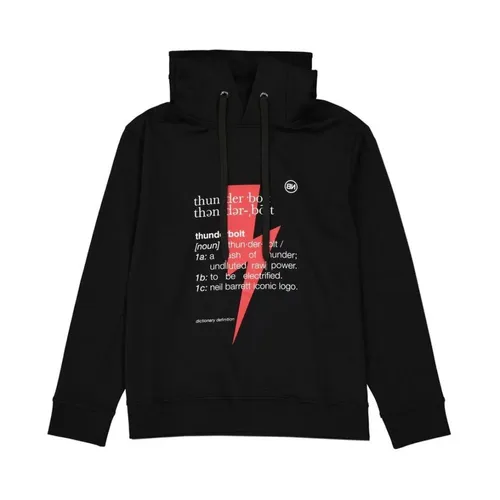 Drawstring Hood Kangaroo Pocket Sweatshirt - Neil Barrett - Modalova