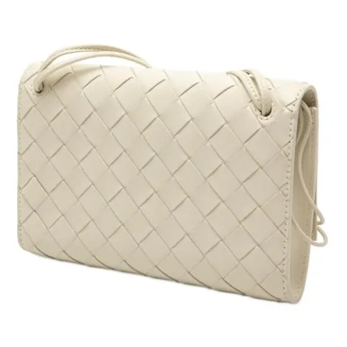 Pre-owned Leather Shoulder Bag - Bottega Veneta Vintage - Modalova