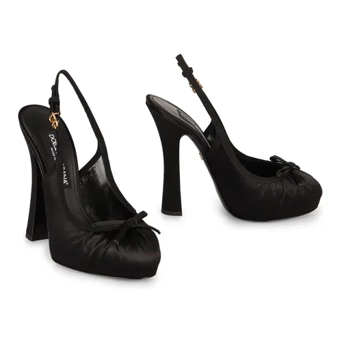 Vally Satin Slingback Pump - Dolce & Gabbana - Modalova