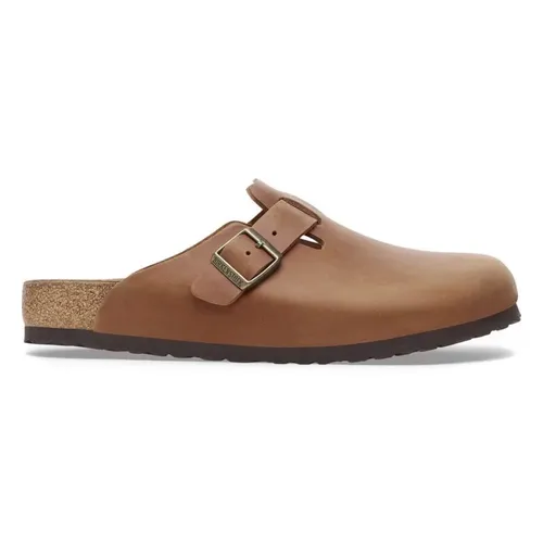 Boston Leather Oiled Sandals - Birkenstock - Modalova