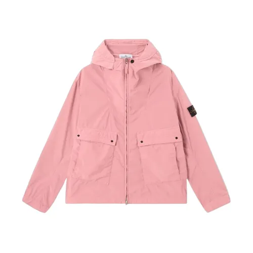 Parka Corta Ligera Compact Touch Poly-TC - Stone Island - Modalova