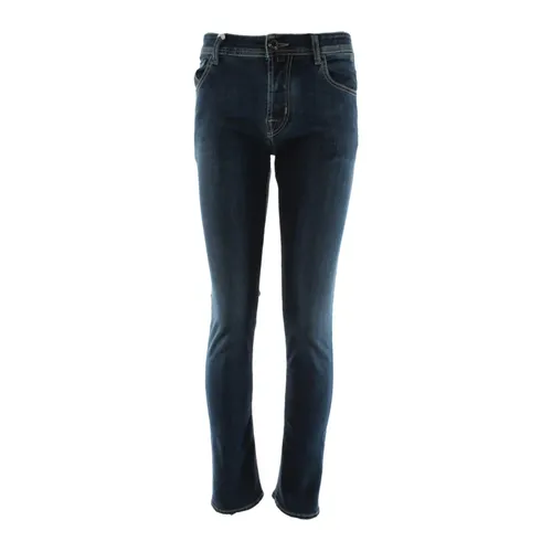 Slim Fit Blue Jeans - Jacob Cohën - Modalova