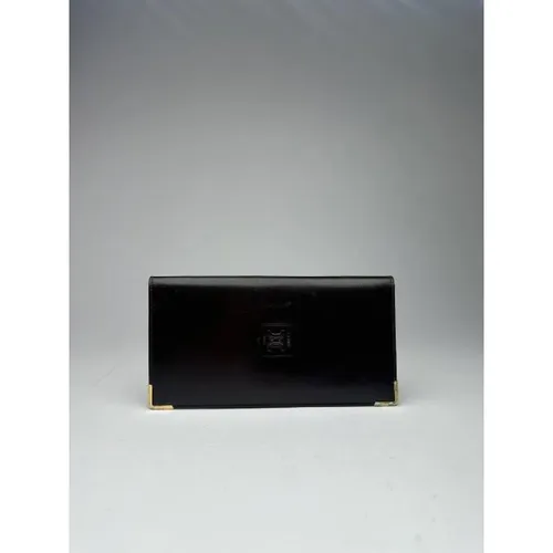 Pre-owned Leather Wallet - Celine Vintage - Modalova