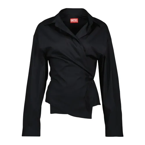 V-Style Black Shirt - Diesel - Modalova