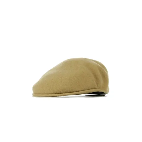 Flat Cap Camel Wool Embroidered Logo - Kangol - Modalova