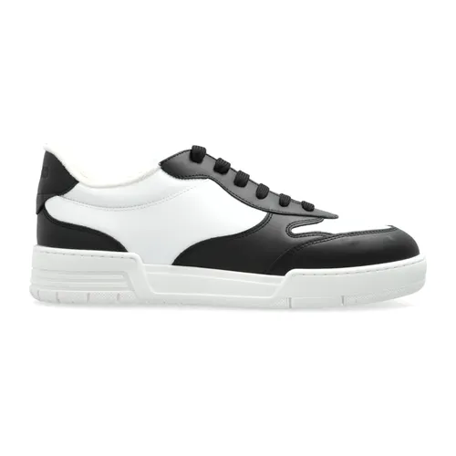 Leather sneakers - Moschino - Modalova