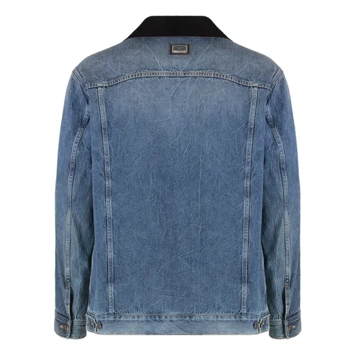 Oversized Denim Jacket - Dolce & Gabbana - Modalova
