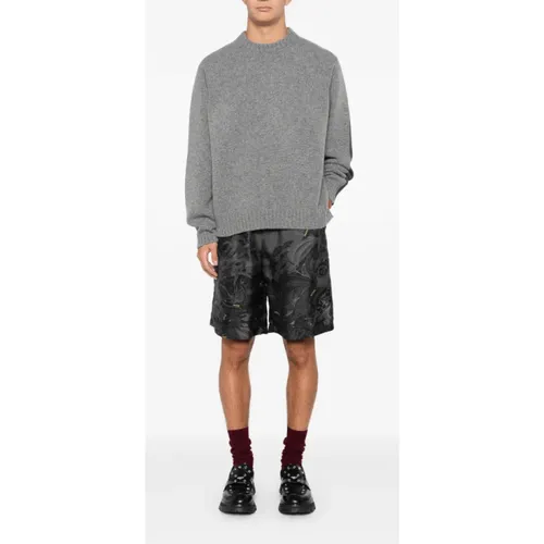 Two-Tone Wool-Cashmere Sweater - Gucci - Modalova
