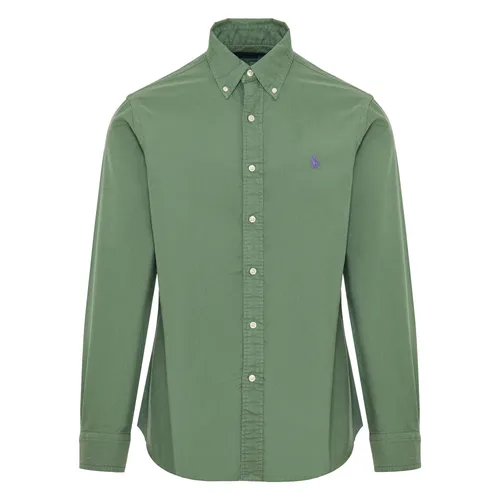 Camisa de Algodón Bordada - Polo Ralph Lauren - Modalova