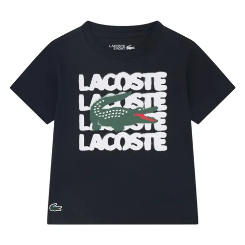 Logo Sprayed Word T-Shirt - Lacoste - Modalova