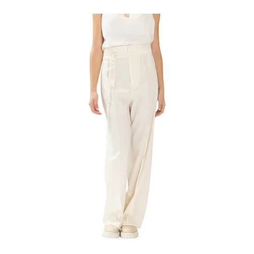 Isabe Wide Trousers - Erika Cavallini - Modalova