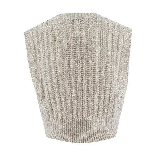 Luxurious Cashmere Wool Waistcoat - Brunello Cucinelli - Modalova