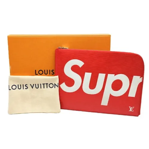 Pre-owned Leather clutches - Louis Vuitton Vintage - Modalova