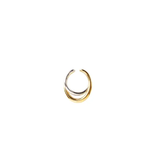 Gold and Silver Initial Ring - Charlotte Chesnais - Modalova