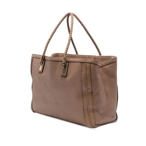 Pre-owned Vintage Leather Tote Bag - Gucci Vintage - Modalova