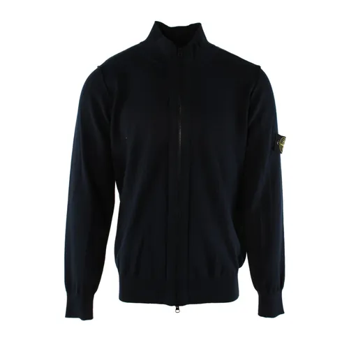 Blue Cotton Vest - Stone Island - Modalova