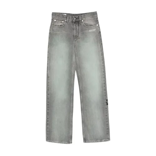 Off White Jeans Grey - Off White - Modalova