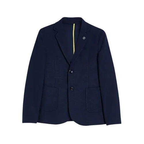 Two-Button Sporty Jacket in Solid Color - Liu Jo - Modalova