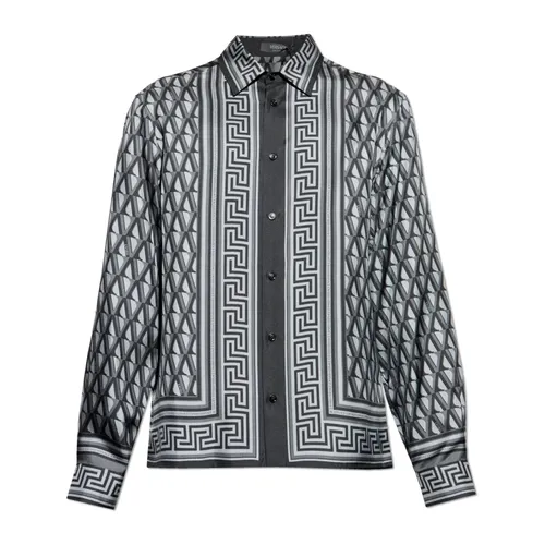 Silk Shirt - Versace - Modalova