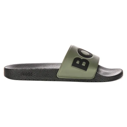 Green Slide Sandals for Men - Hugo - Modalova