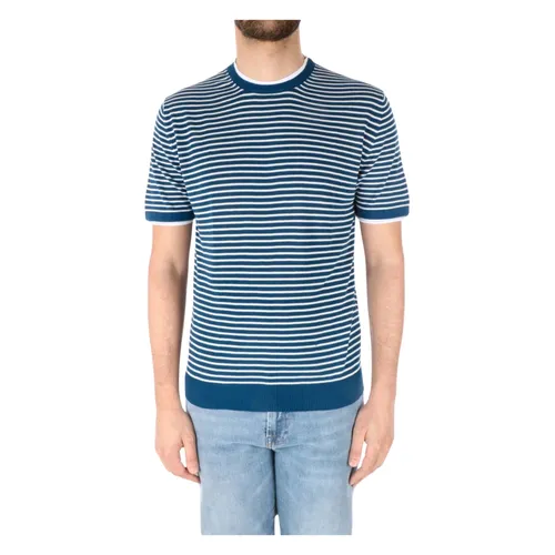 Striped Cotton Sweater - Daniele Fiesoli - Modalova
