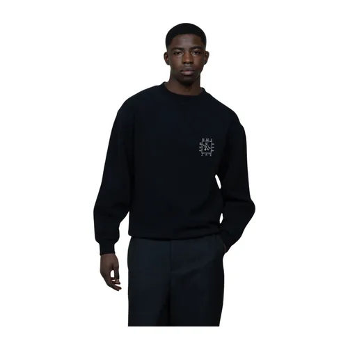 Black Tank Dial Crewneck Shirt - Bram's Fruit - Modalova