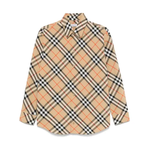 Sand Coloured Buttoned Shirt - Burberry - Modalova
