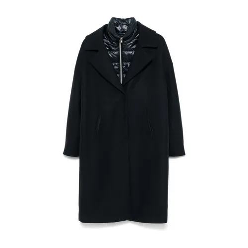 Padded Collar Coat - Herno - Modalova