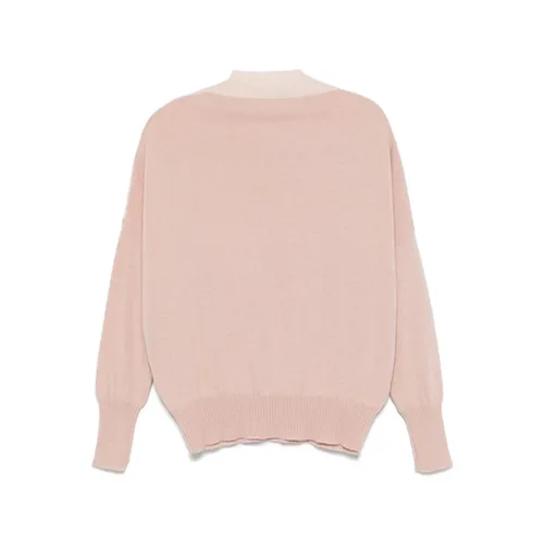 Pink Argyle Check Sweater - D.Exterior - Modalova