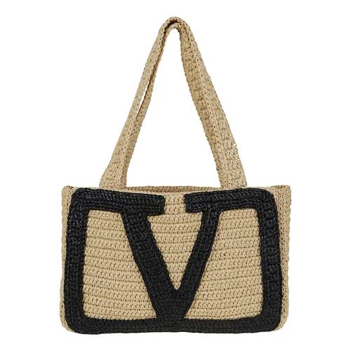 Superstar Crochet Medium Tote Bag - Valentino Garavani - Modalova