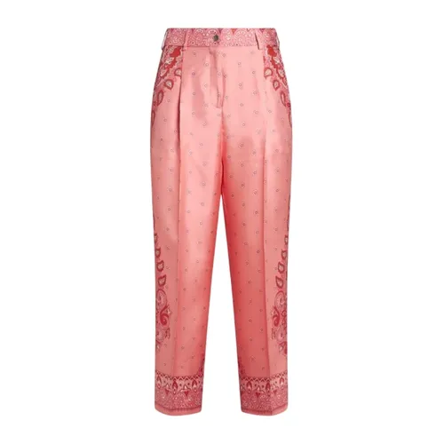 Silk Polyester Pants - Etro - Modalova