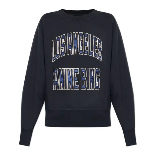 Harry Shrunken Sweatshirt - Anine Bing - Modalova