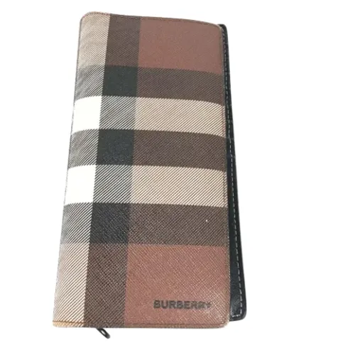 Pre-owned Leather wallets - Burberry Vintage - Modalova