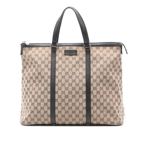 Pre-owned Canvas Tote - Gucci Vintage - Modalova