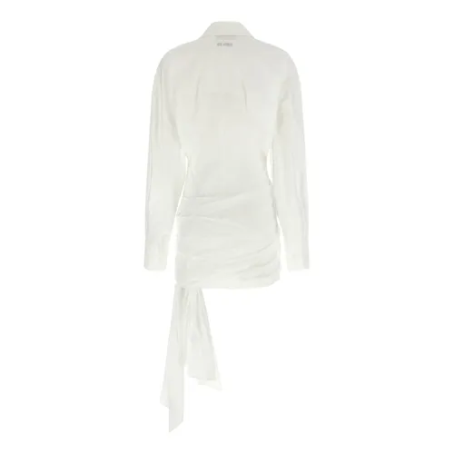 Hatty Mini Shirt Dress - The Attico - Modalova