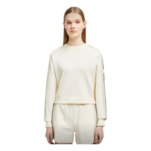 Striped Crochet Sweatshirt Set - Moncler - Modalova