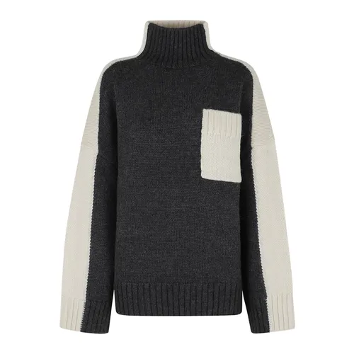 Two Tone Patch Pocket Sweater - JW Anderson - Modalova