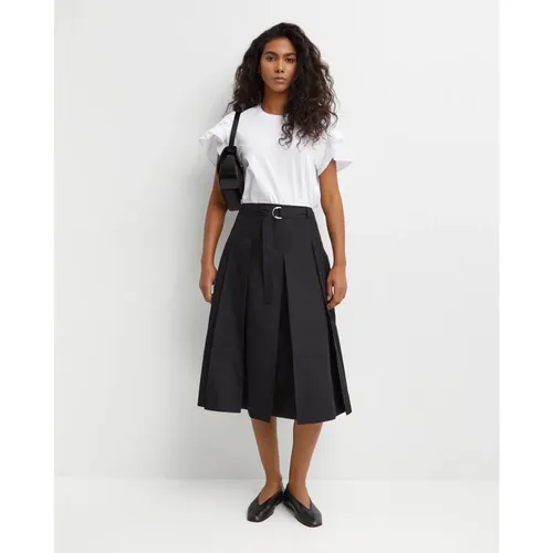 White Cotton Pleated Tee - 3.1 Phillip Lim - Modalova