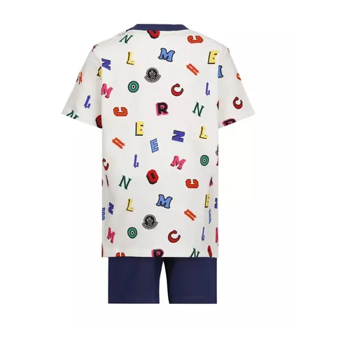 Colorful Logo Cotton Set - Moncler - Modalova