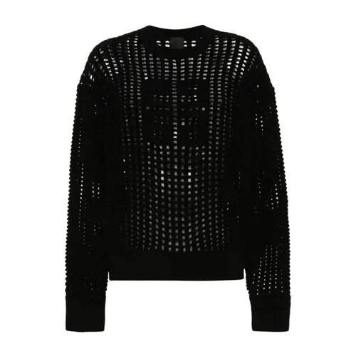 White Sweater with Open Knit - Givenchy - Modalova