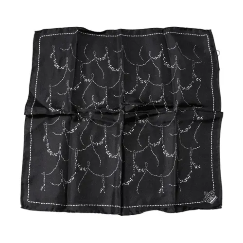 Patterned Silk Handkerchief Scarf - Dolce & Gabbana - Modalova