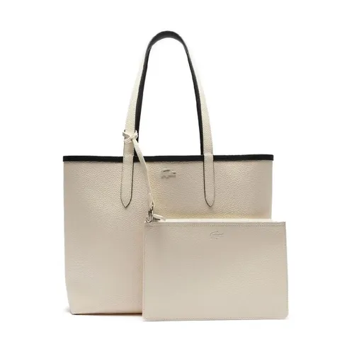 Reversible Bicolor Shopping Bag with Wallet - Lacoste - Modalova