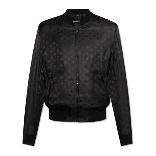 Silk bomber jacket - Dolce & Gabbana - Modalova