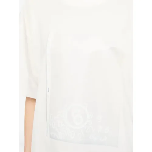 Off-White T-Shirt - MM6 Maison Margiela - Modalova