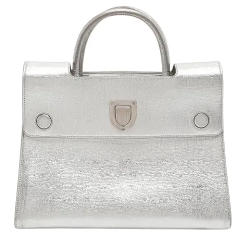 Pre-owned Vintage Leather Handbag - Dior Vintage - Modalova