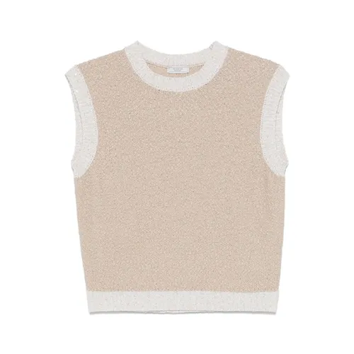 Knitwear > Round-neck Knitwear - - Peserico - Modalova